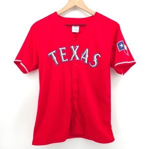 Texas Rangers Kids Baseball Jersey Michael Young 10 XL Red Fan Gear